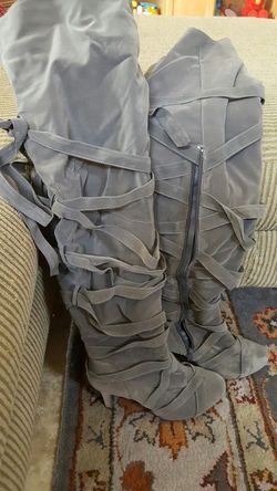 Thigh High suede boots