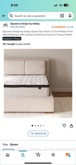 Bed, Mattress And Desk