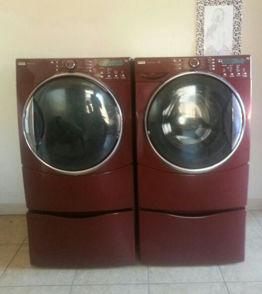 kenmore elite he5t capacity plus front load washer & dryer