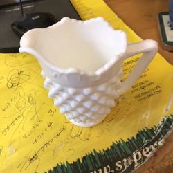 Hobnail Cream Pitcher