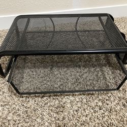 Metal Laptop Desk Stand With Drawer