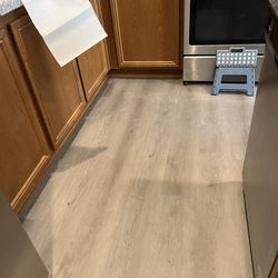Vynil laminated hardwood flooring refinish Beisboard