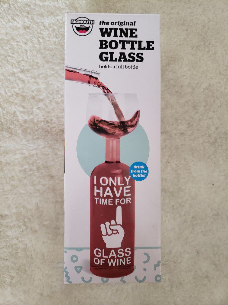 The Original Wine Bottle Glass By Big Mouth