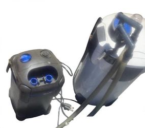 Lot of 2 Aquarium Canister Filters - External Fish Tank Filtration System