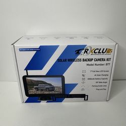 Solar Wireless Backup Camera Kit