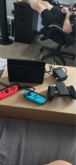 Nintendo Switch Console with Joy-Cons and Accessories