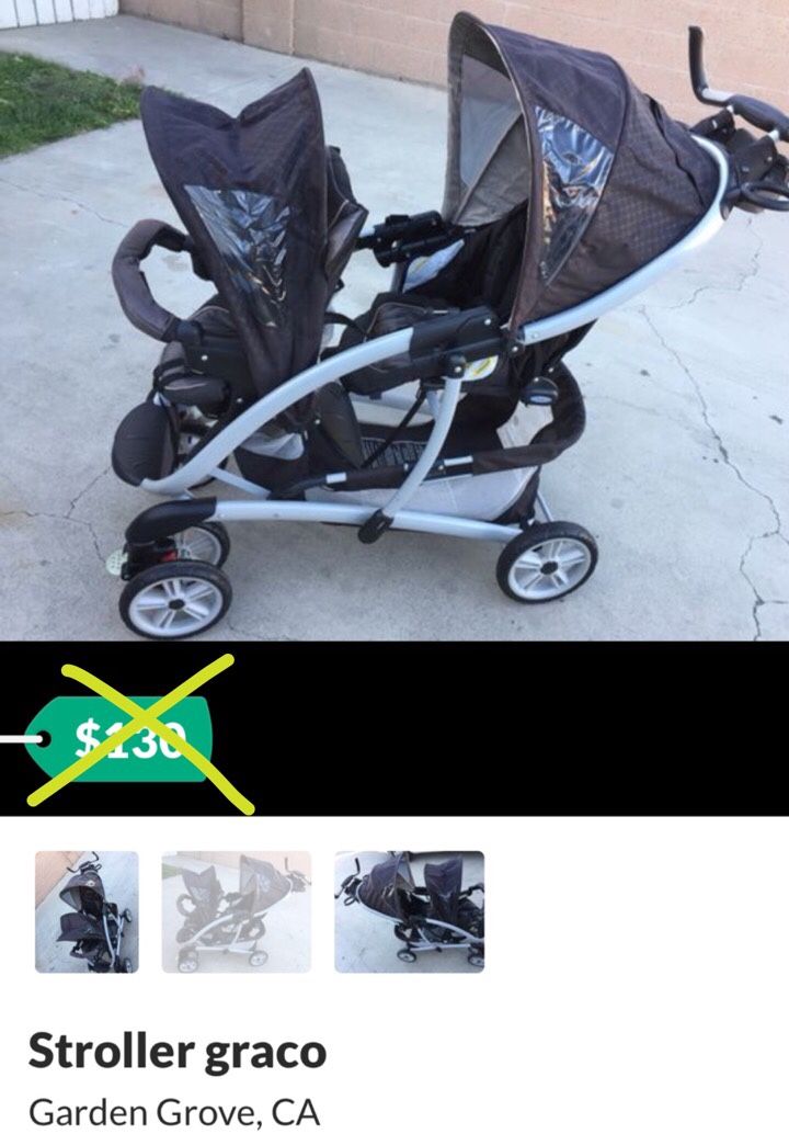 double stroller/ update pic.