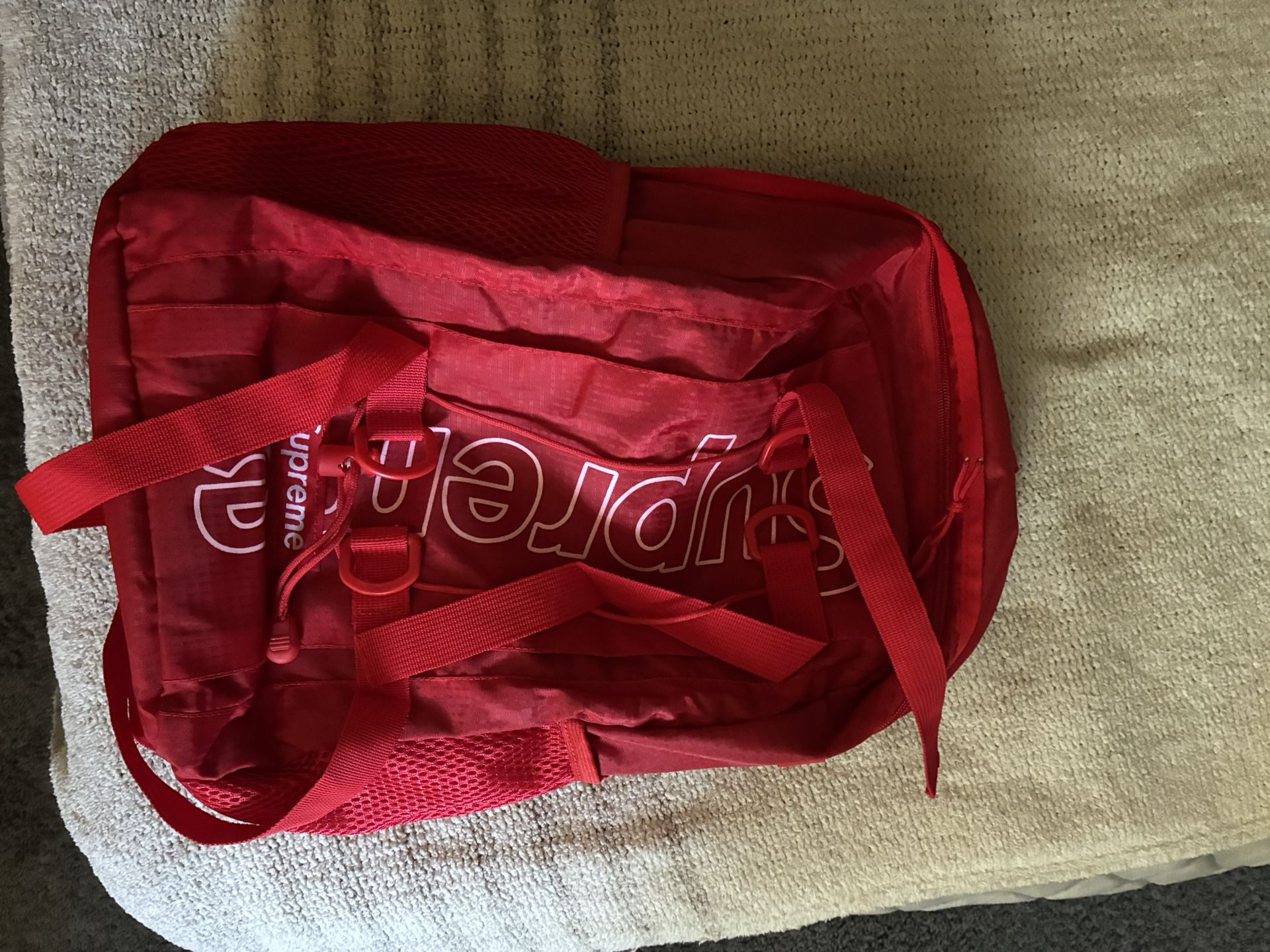 Red Supreme Bag