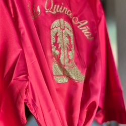Mis Quince Años Silk Robe