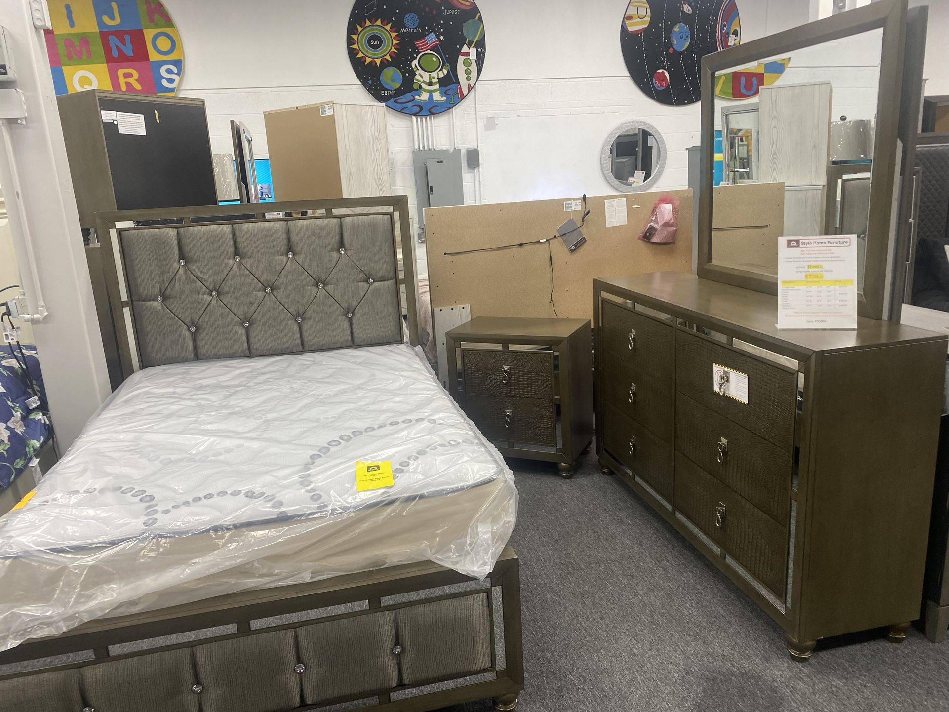 Full Size Bed Frame Set $799