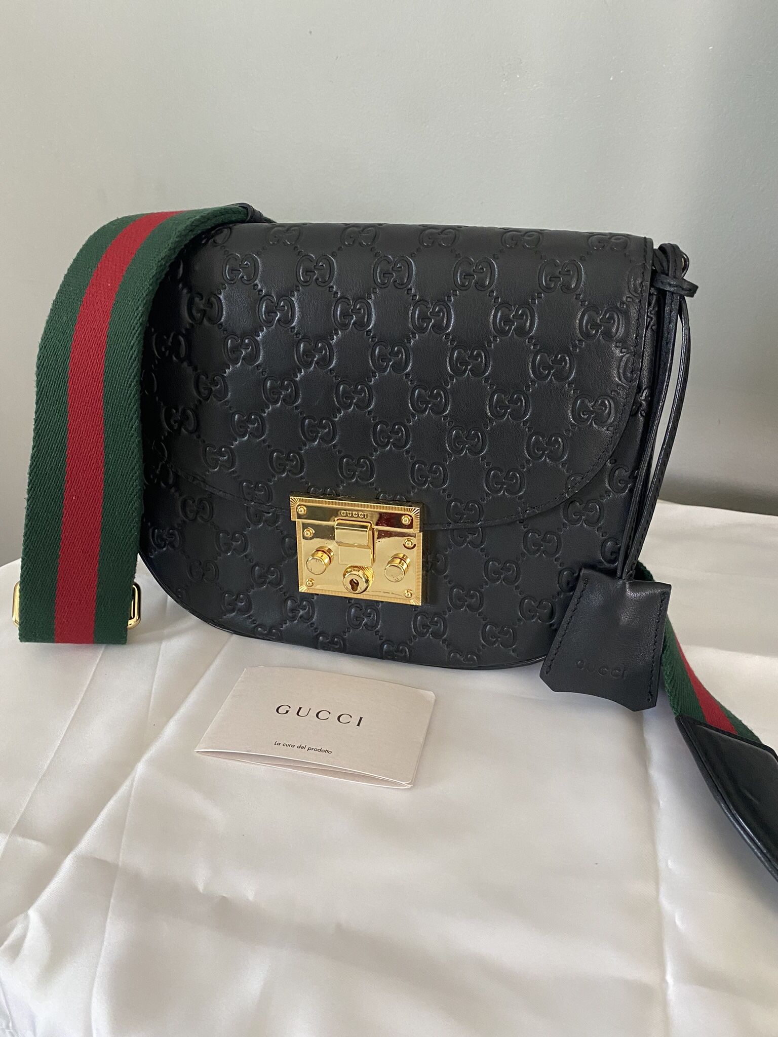 Gucci Padlock GG Guccissima Signature Leather Shoulder Bag 453189