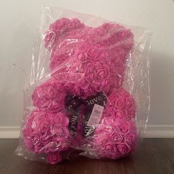 Pink Rose Bear