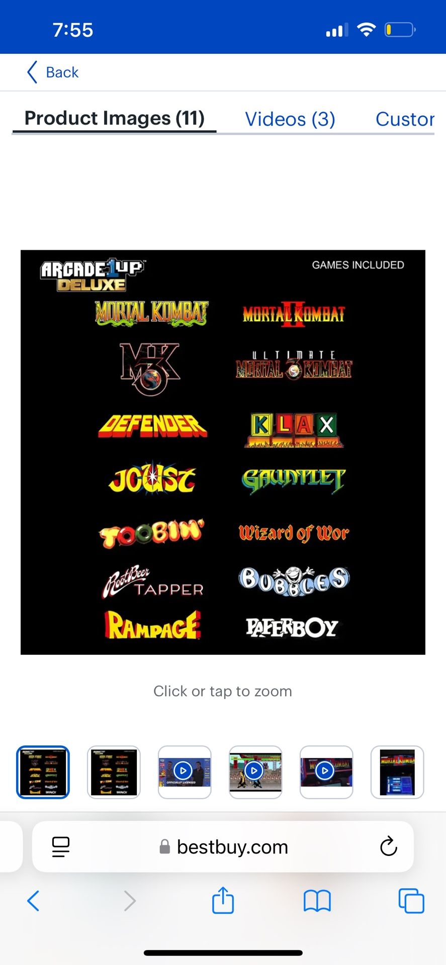 Mortal Kombat 1up  Arcade 