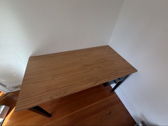 IKEA Wood Desk with Drawers