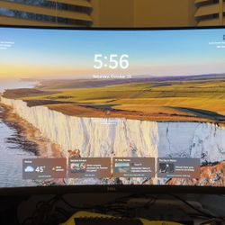 Dell S3222HN Curved Monitor - 32” inch FHD (1920x1080) 75Hz , AMD FreeSync Technology, NO STAND, with a small dead Pixel