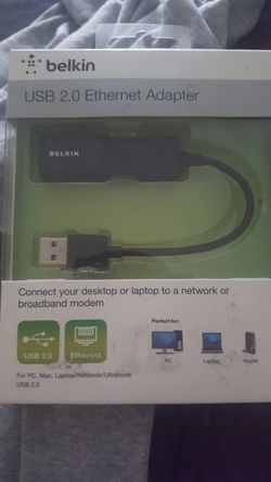 USB 2.0 ether net adapter