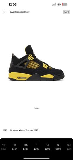 Air Jordan 4 Thunder 