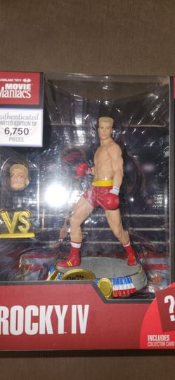 McFarlane Movie Maniacs Rocky V Ivan Drago Posed Figure