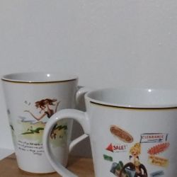 SAKURA STONEWARE COFFEE MUG SET OF 2 - A1000