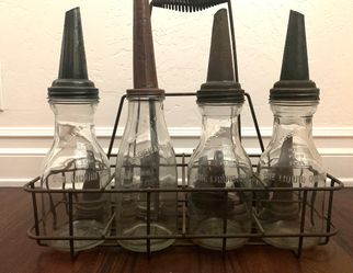 Antique Oil Bottles