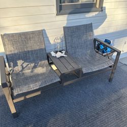 Lawn chair and table