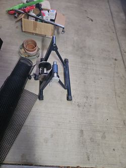 Bicycle trainer for indoors