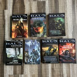 Halo paperback books lot of 7