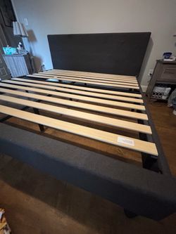 King size platform bed frame