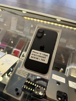 iPhone 16 128gb AT&T/CRICKET
