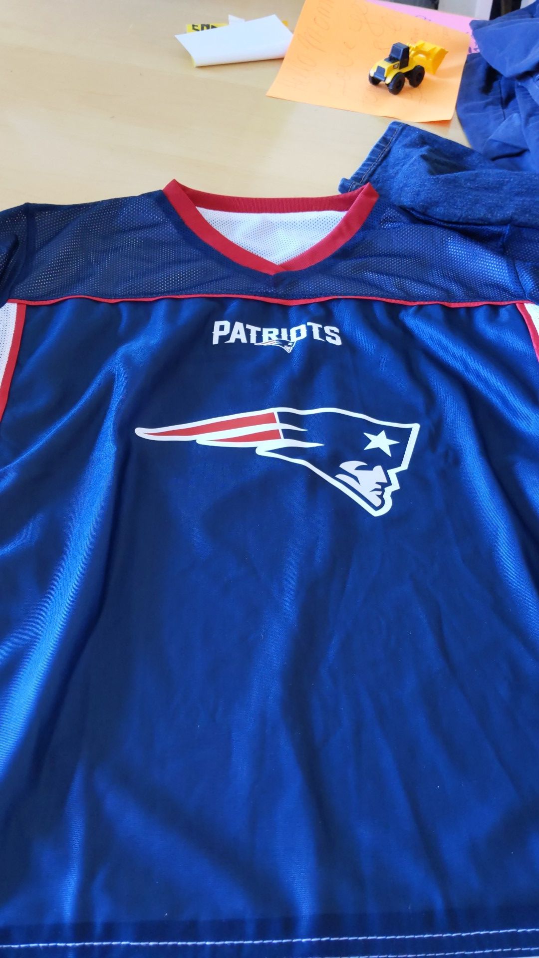 Reversible Jersey youth XL flag football New England Patriots