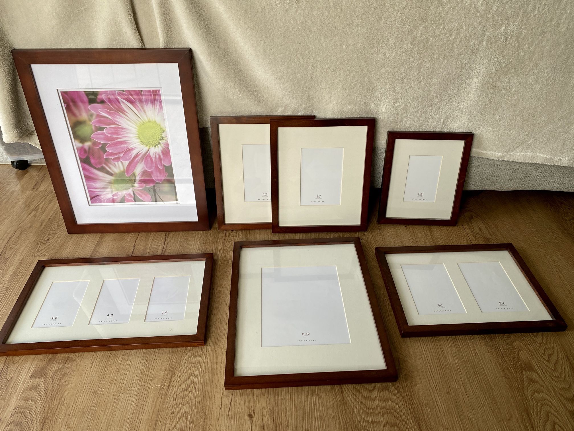 PICTURE PHOTO FRAMES WOOD Luxury Sheffield Pottery Barn 8x10 4x6
