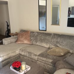 Sectional And Ottoman 