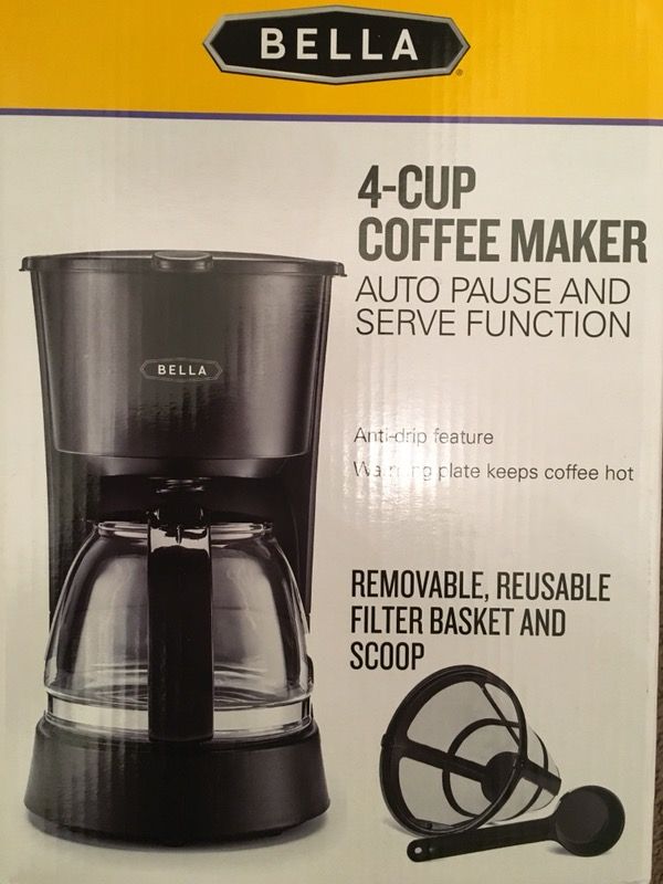 Bella 4 cup Coffee Maker