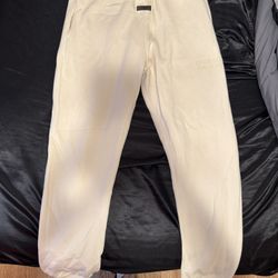Cream Essential Sweatpants 