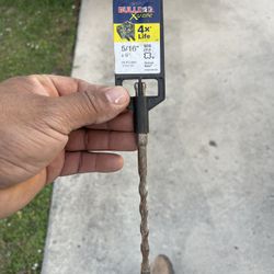 5/16 x 6 long concrete drill bit