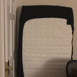 Twin Mattress Lightly Used With Frame And Box Spring  