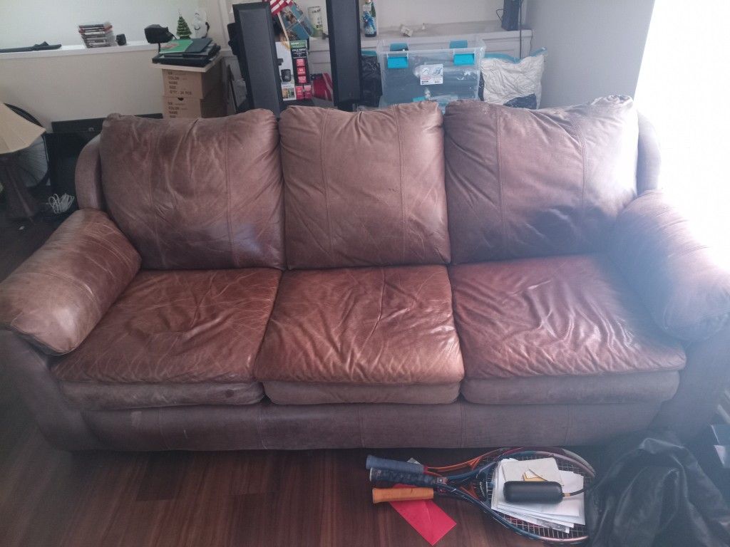 Leather Couch