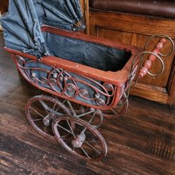 Antique Small Baby Stroller