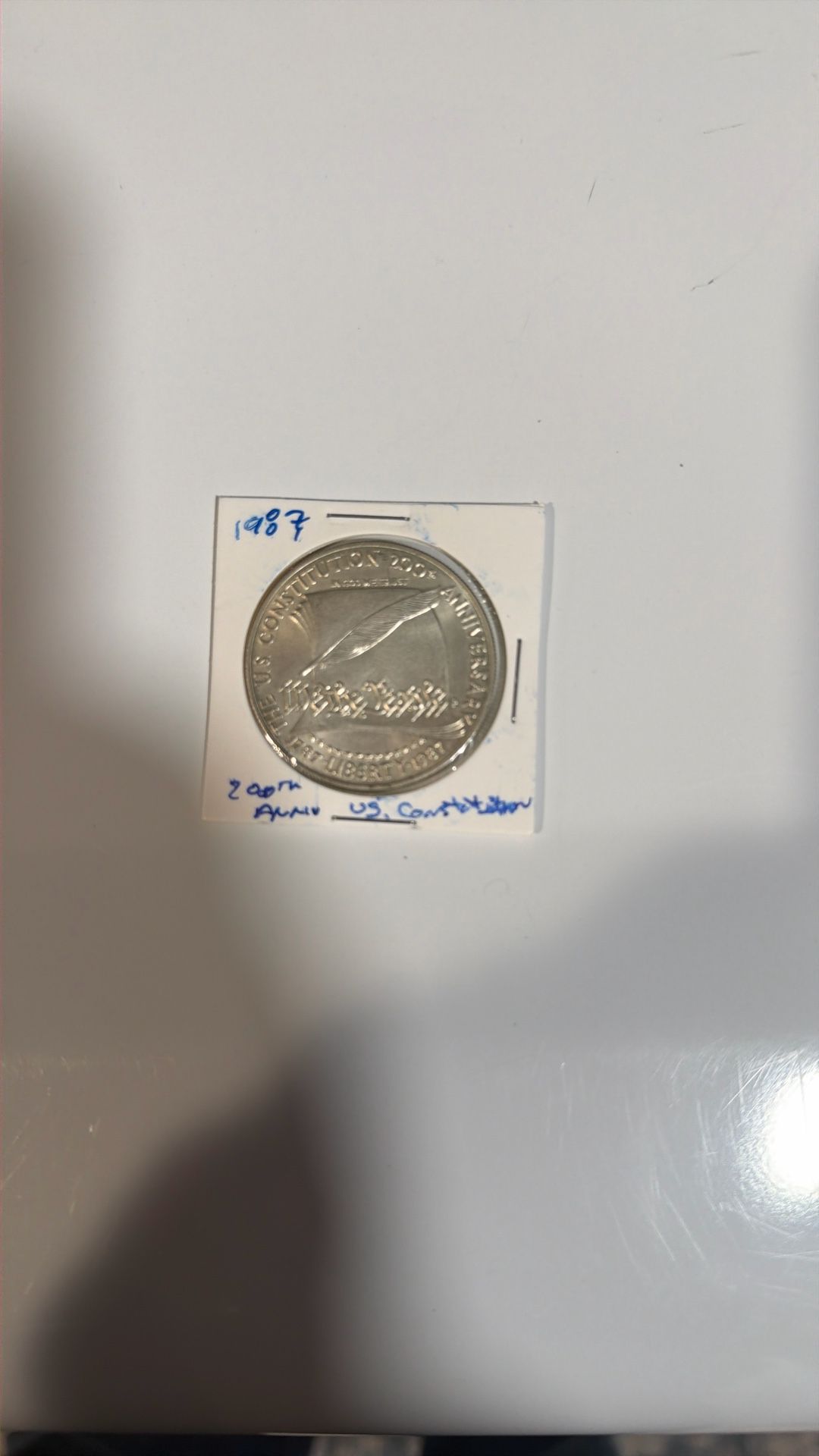 1987 200 th anniversary of US Constitution 1 oz silver round