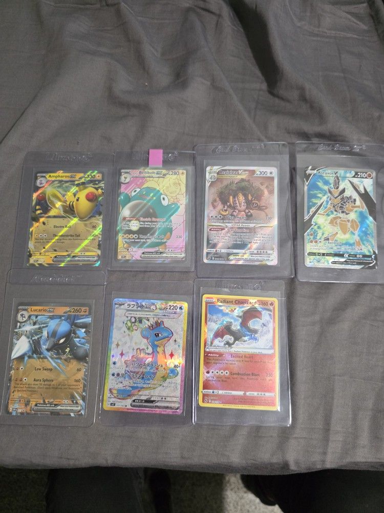 7 Pokemon Cards