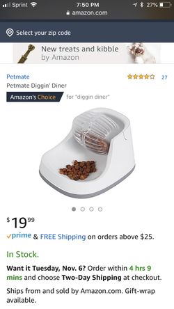 Petmate Diggin Diner bowl
