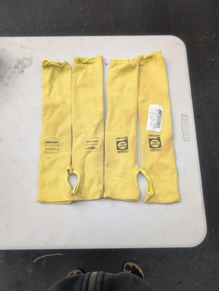 Kevlar Sleeves 100% Kevlar 18" Length