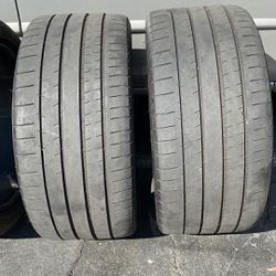 2 Michelin Pilot Super Sport K2 285/35 20 Good Condition Tires
