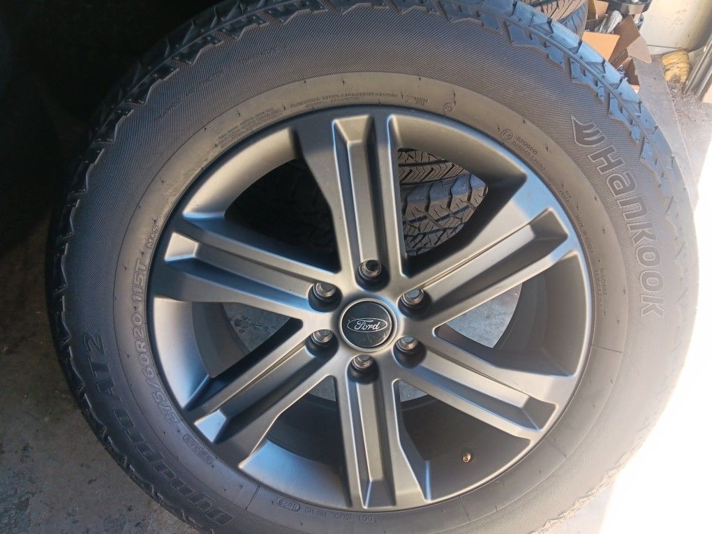 2023 NEW OEM ORIGINAL TAKEOFFS FORD F-150 SPORT 20 INCH TIRES HANKOOK DYNAPRO ALL-TERRAIN NEW 100 % $ 1485