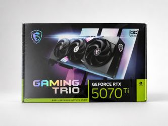 Brand New MSI RTX 5070 Ti Gaming Trio OC 16GB – Sealed