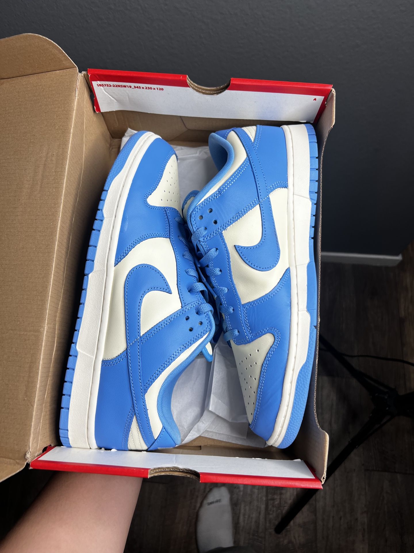 Nike Dunks Low “University Blue Coconut Milk “