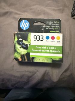 HP 933 Cyan, Magenta, Yellow Ink Cartridges new