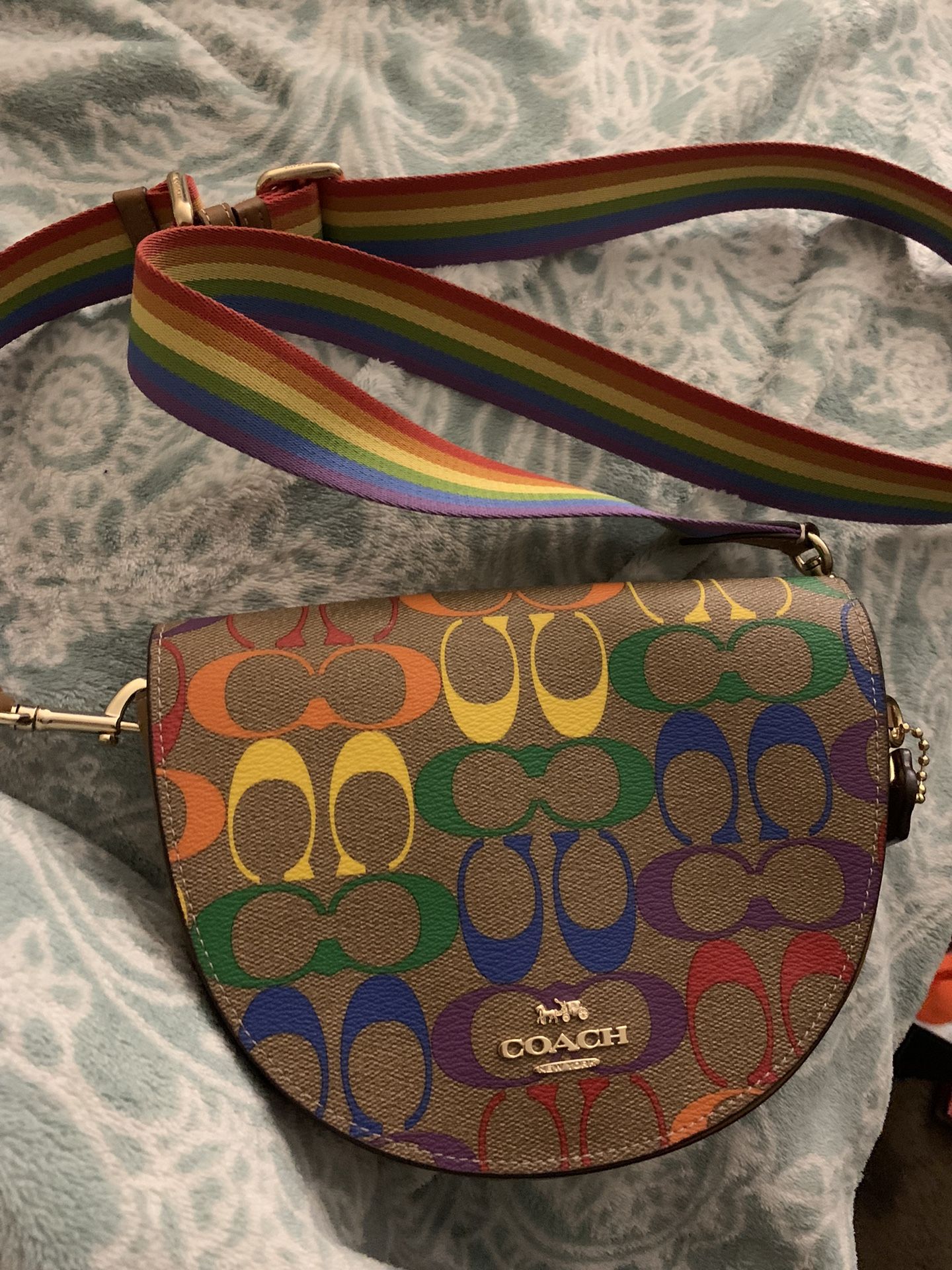 Coach/Ellen Rainbow Crossbody