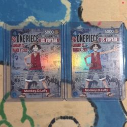 One Piece Luffy Basketball Voyage Card