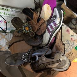 Bag Of Shoes .Slides Sneakers Sandals Flats 9